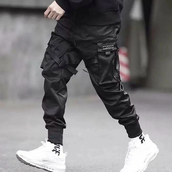 Niepce Inc Other - Niepce Unisex Techwear Matte Black Pants Streetwear Urban Casual Trouser Joggers